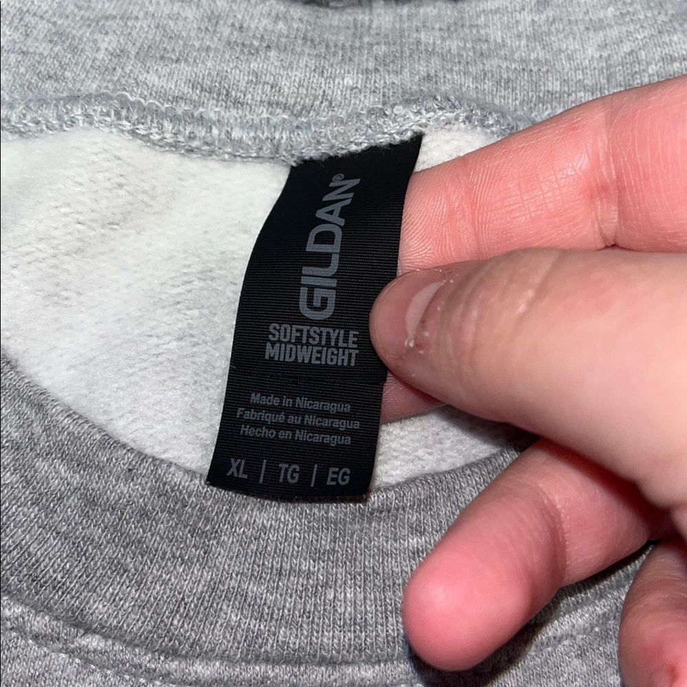 Gildan Women’s Red Cardinal Crewneck Sweater - Picture 3 of 5
